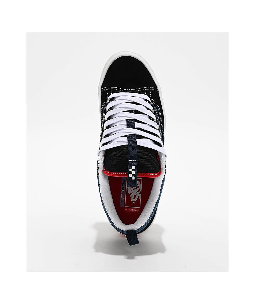 Vans Old Skool 36+ Black & Stv Navy Skate Shoes Product Image