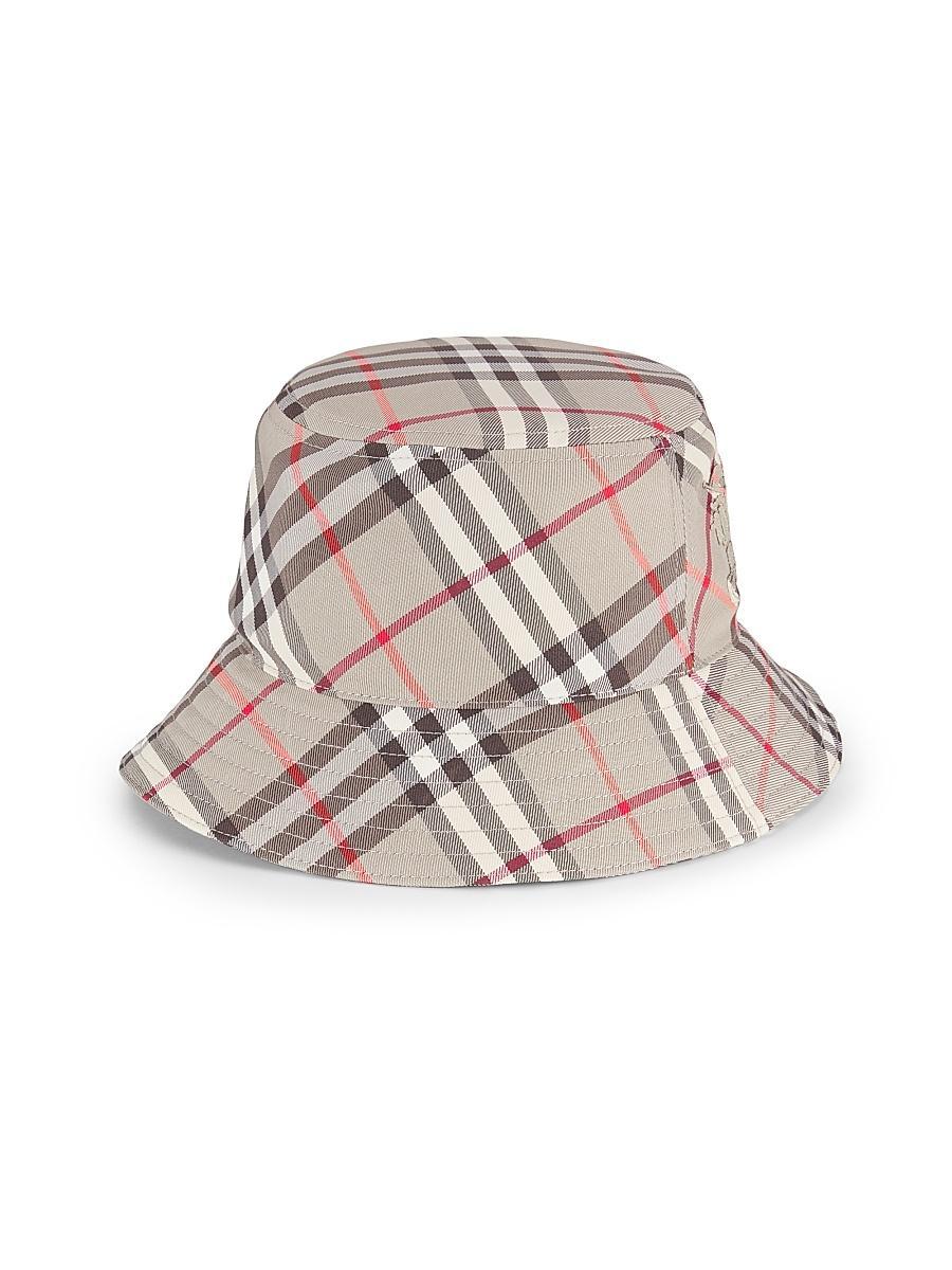 Mens Check EKD Bucket Hat Product Image