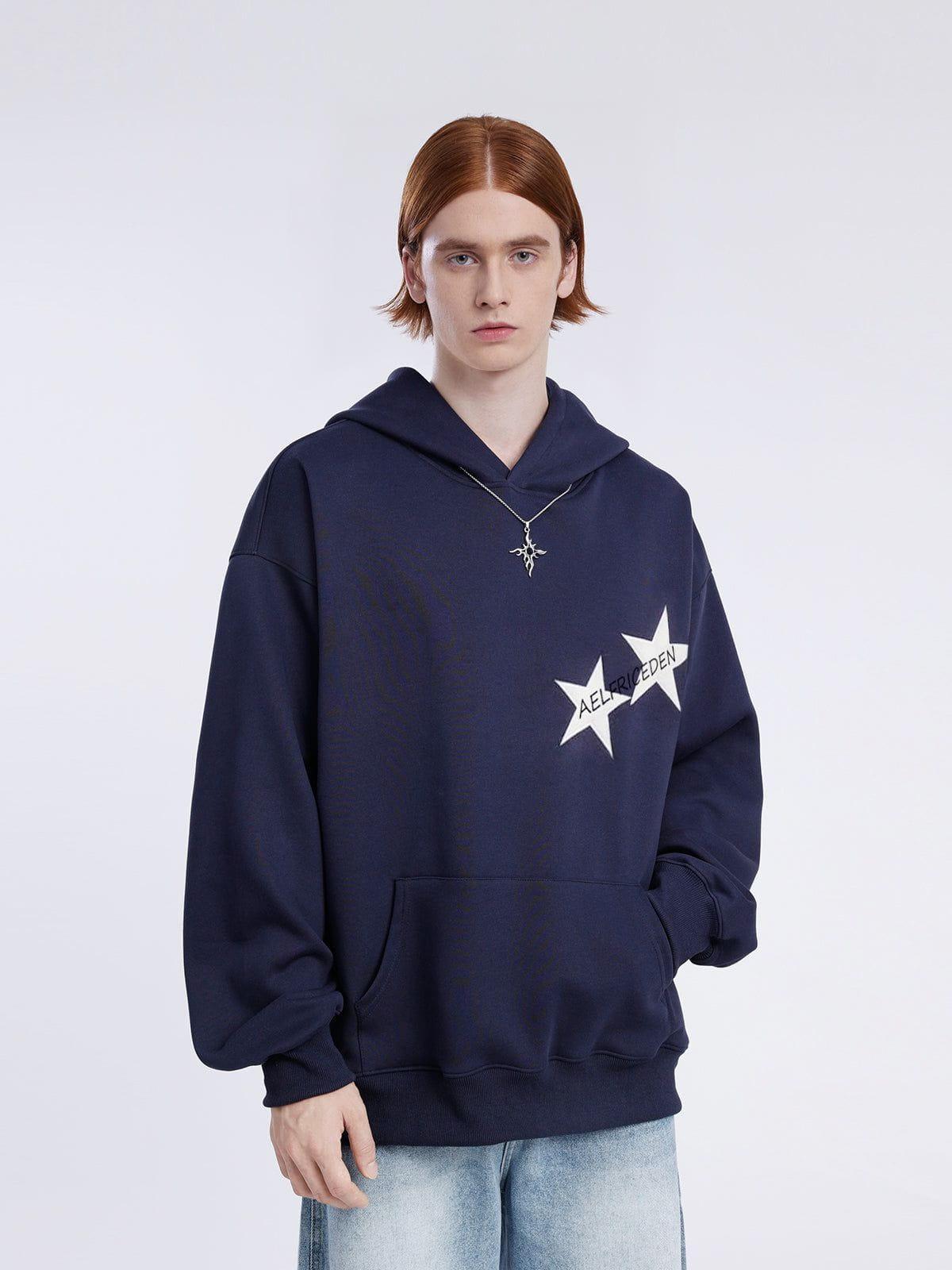 Aelfric Eden Star Color Contrast Hoodie Product Image
