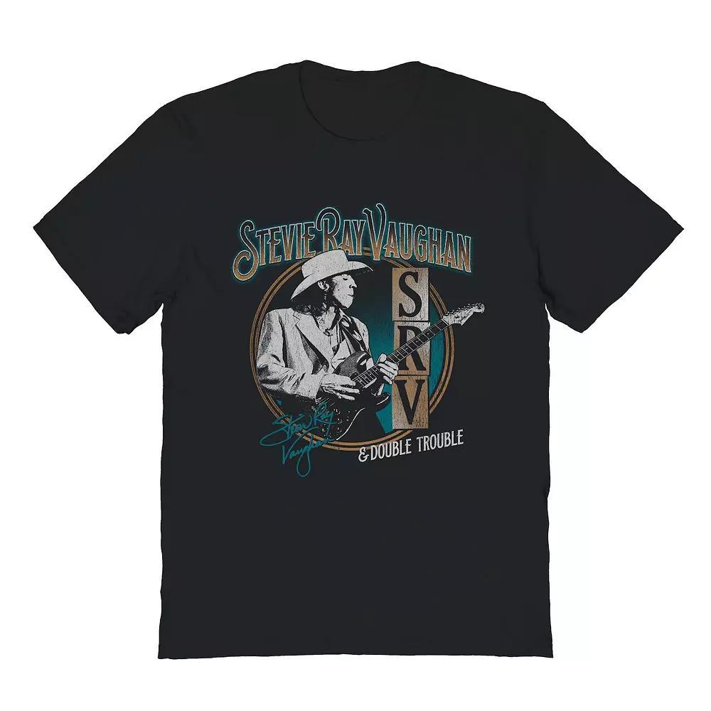 Men's Stevie Ray Vaughn SRV Double Trouble Transparent Graphic Tee, Adult Unisex,  Product Image