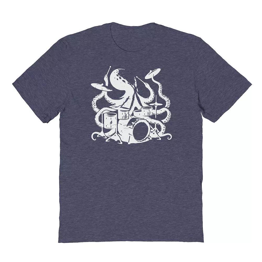 Men's COLAB89 by Threadless Octopus General Father's Day Graphic Tee, Size: XL, Navy Grey Product Image