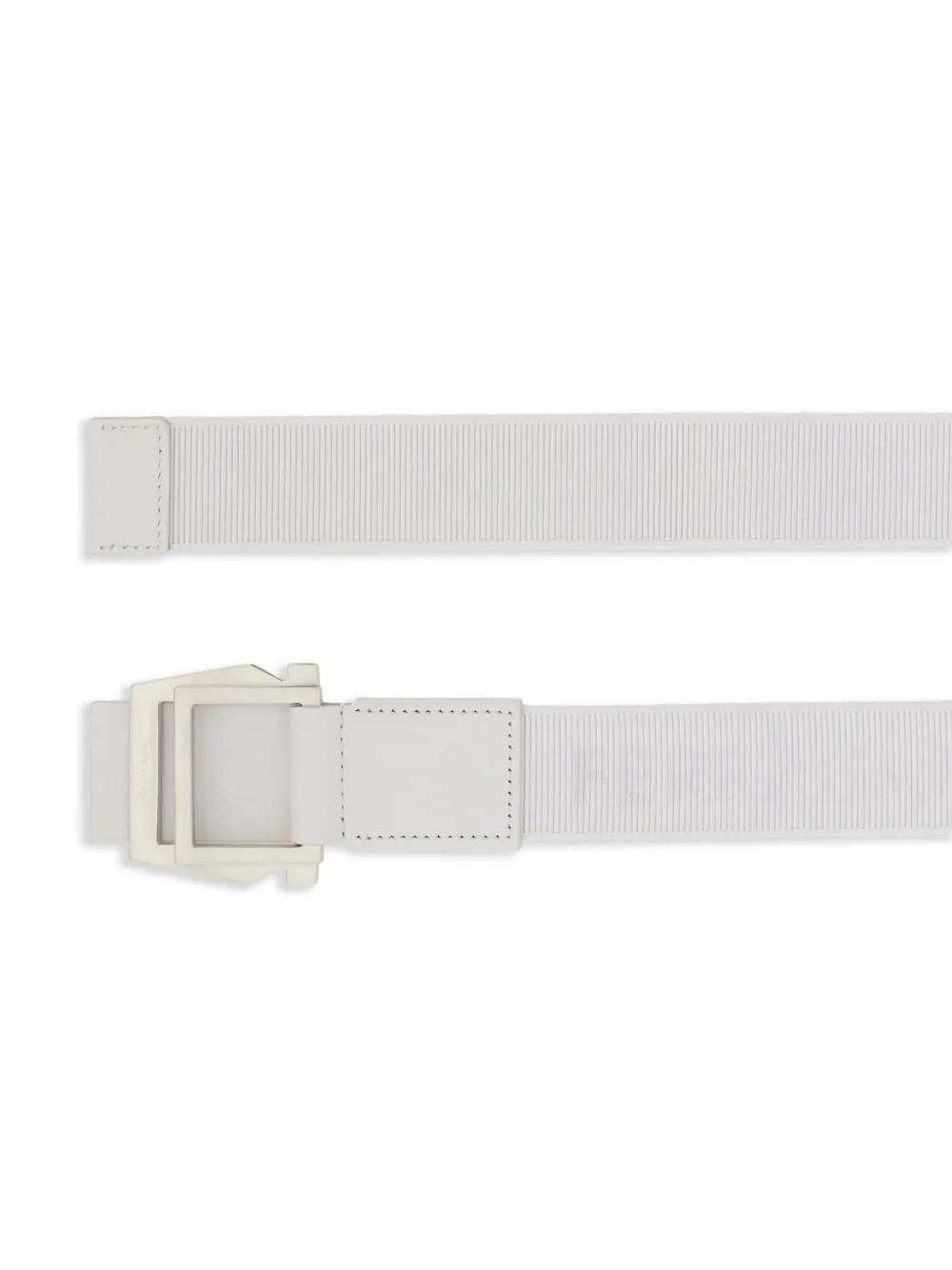 FERRAGAMO Gancini Buckle Belt In Neutrals Product Image