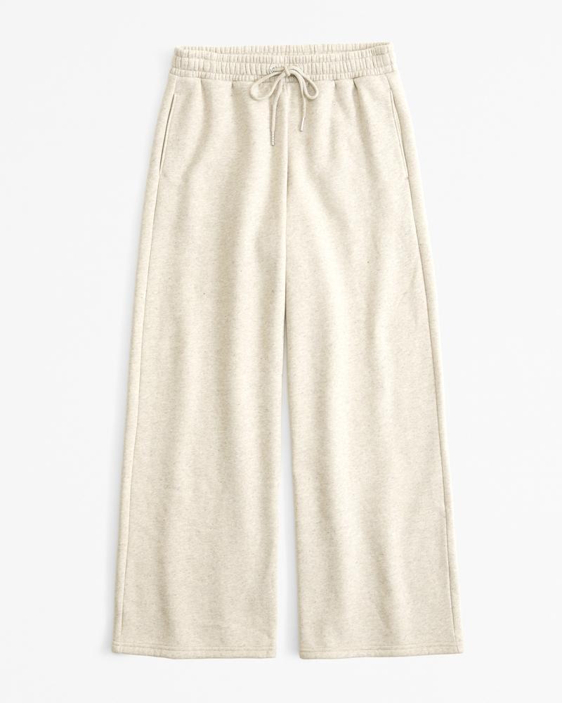 Essential Mid Rise Wide Leg Sweatpant Product Image