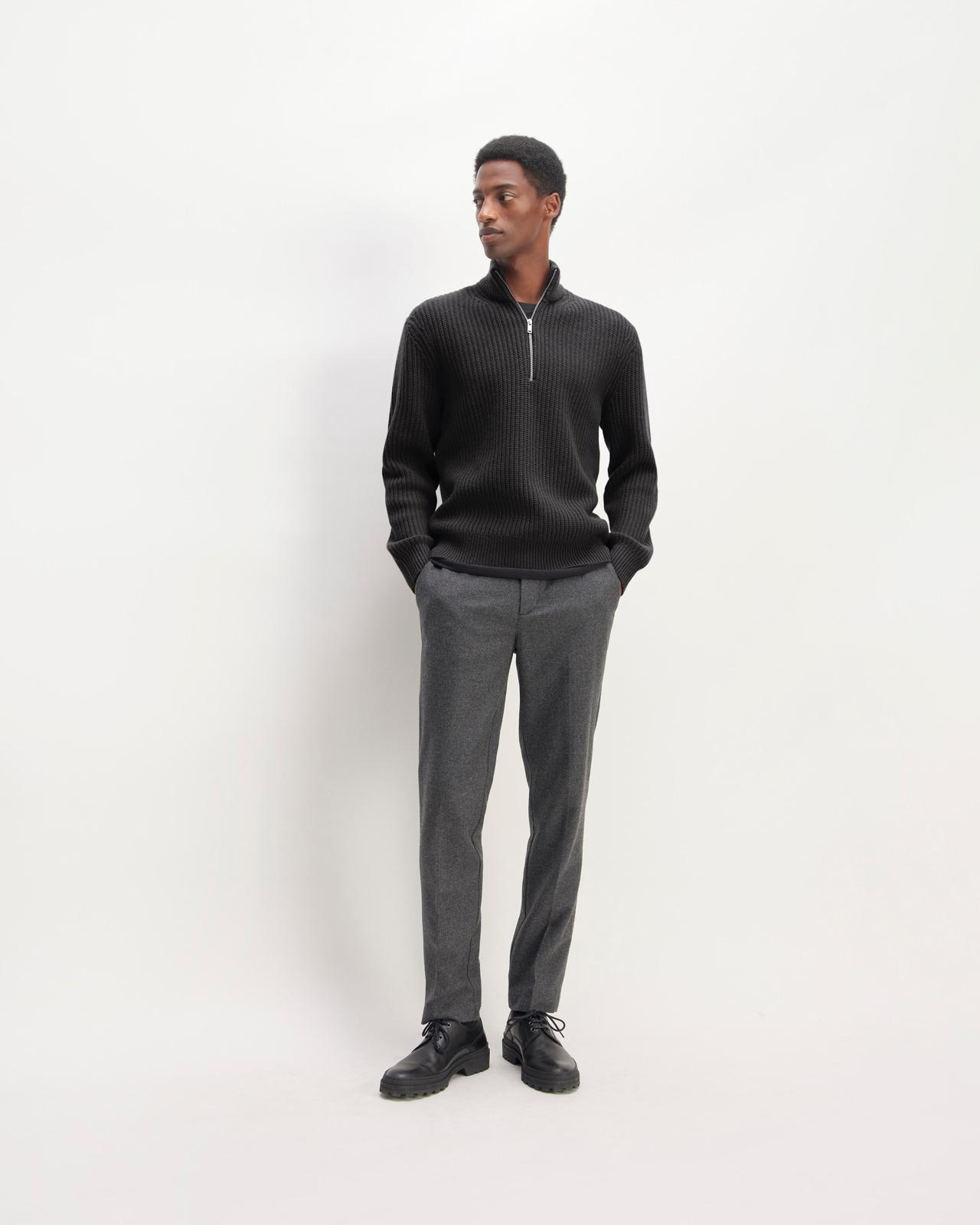 Mens Felted Merino Half-Zip Sweater by Everlane Product Image