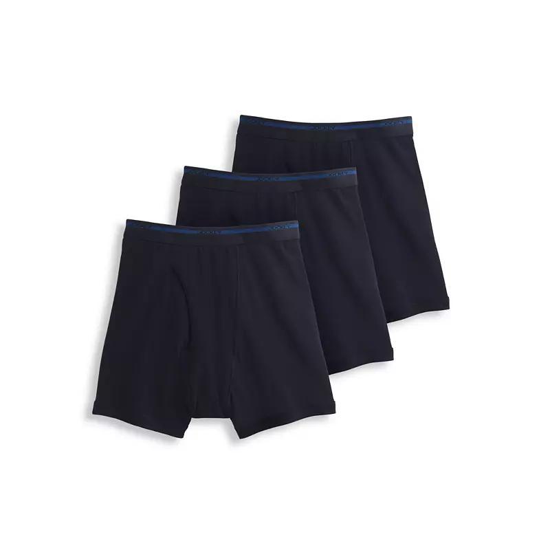 Men's Jockey® Classic 3-pack Lightweight Boxer Briefs, Size: Large, Black Product Image