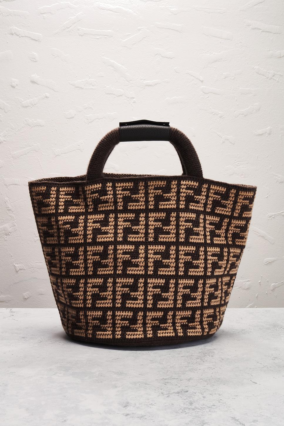 Fendi Cashmere FF Shopping Tote Bag FWRD Renew Product Image