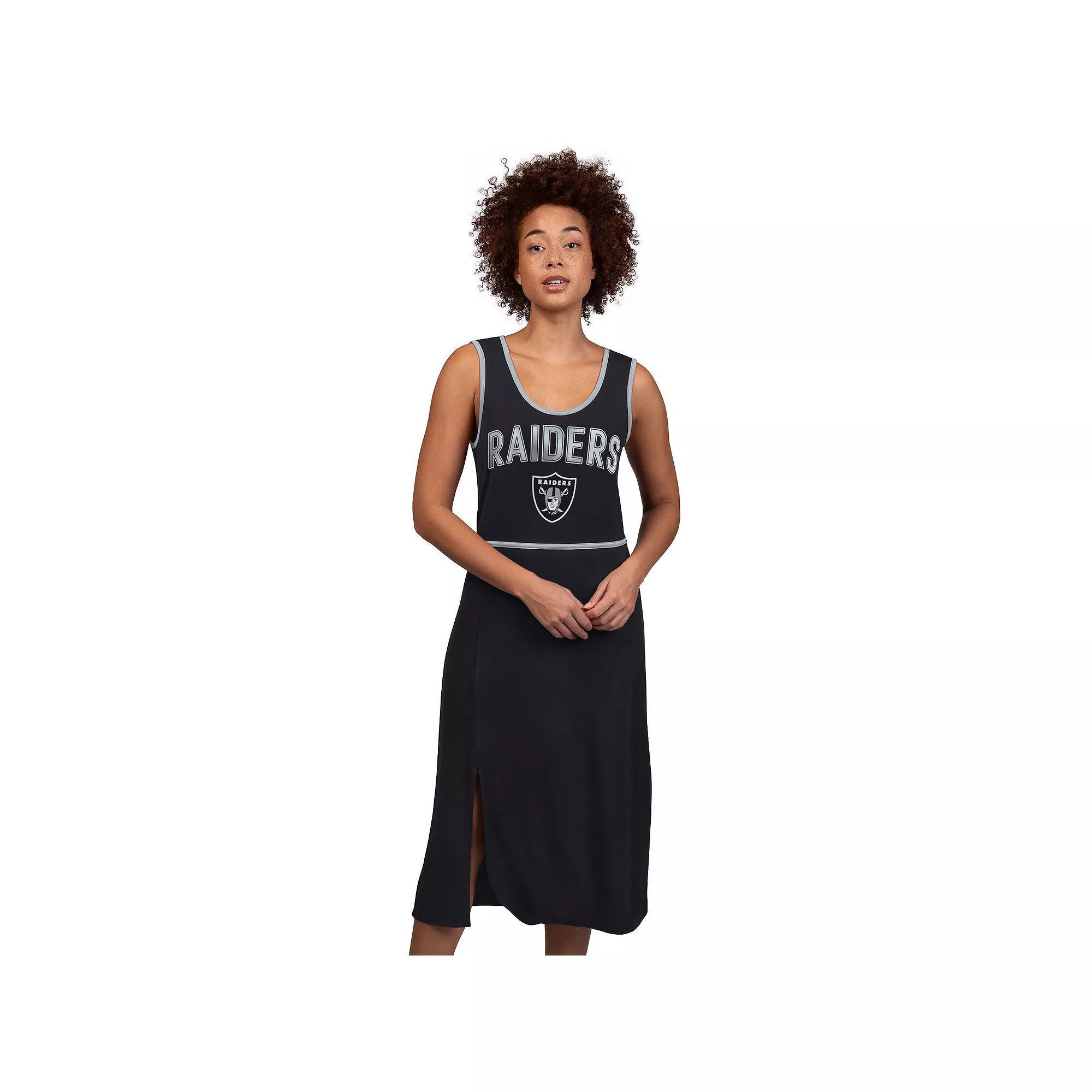 Women's G-III 4Her by Carl Banks  Black New Orleans Saints Center Field Maxi Dress, Size: Small Product Image