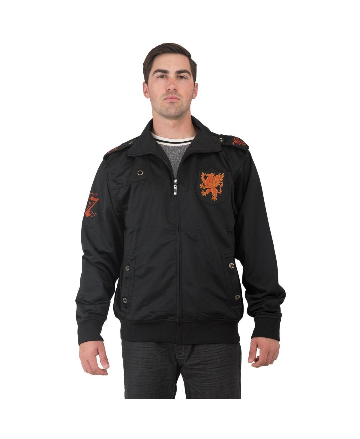 Mens Big & Tall Embroidery Patches Performance Track Jacket Product Image