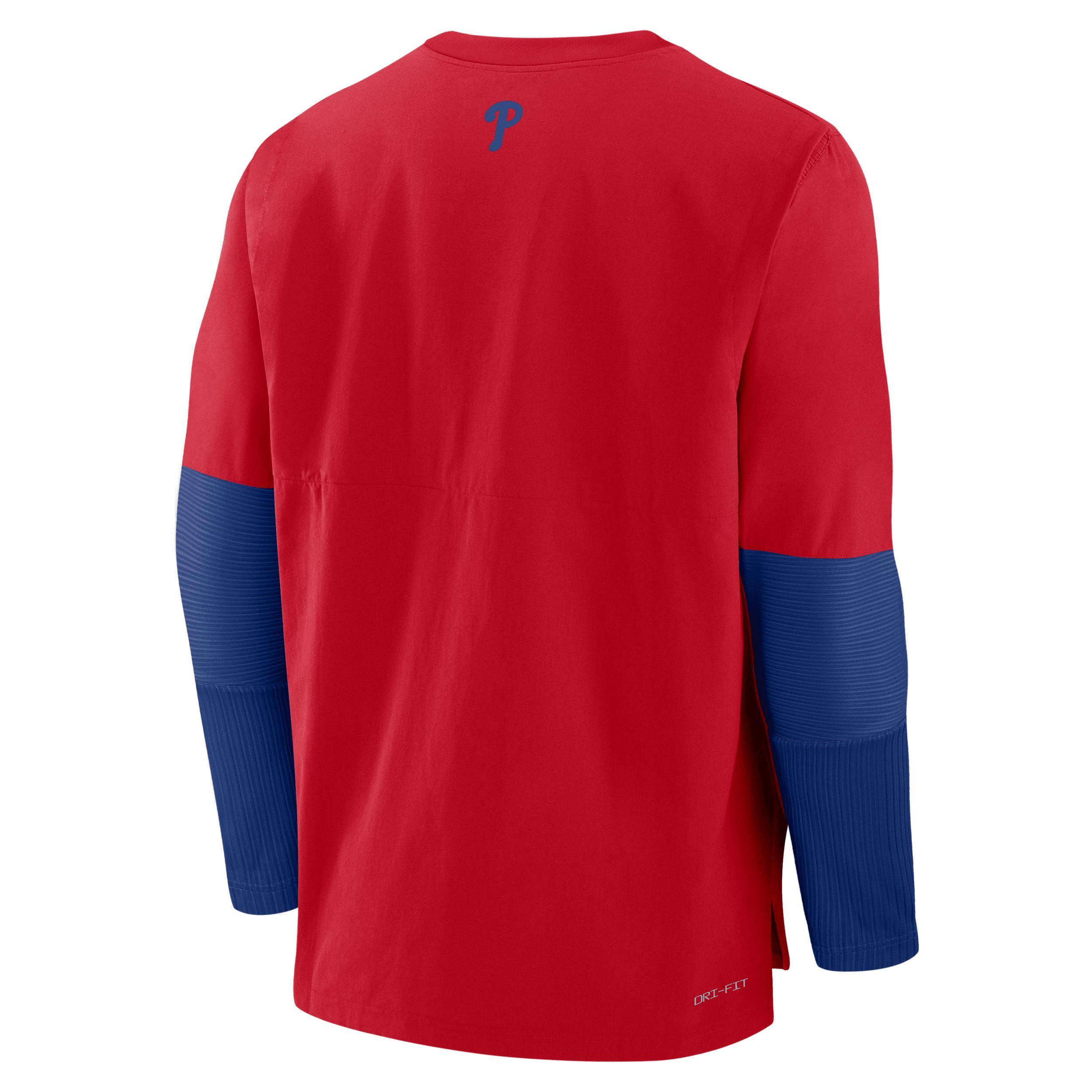 Philadelphia Phillies Authentic Collection Player Men's Nike Dri-FIT MLB Pullover Sweatshirt Product Image