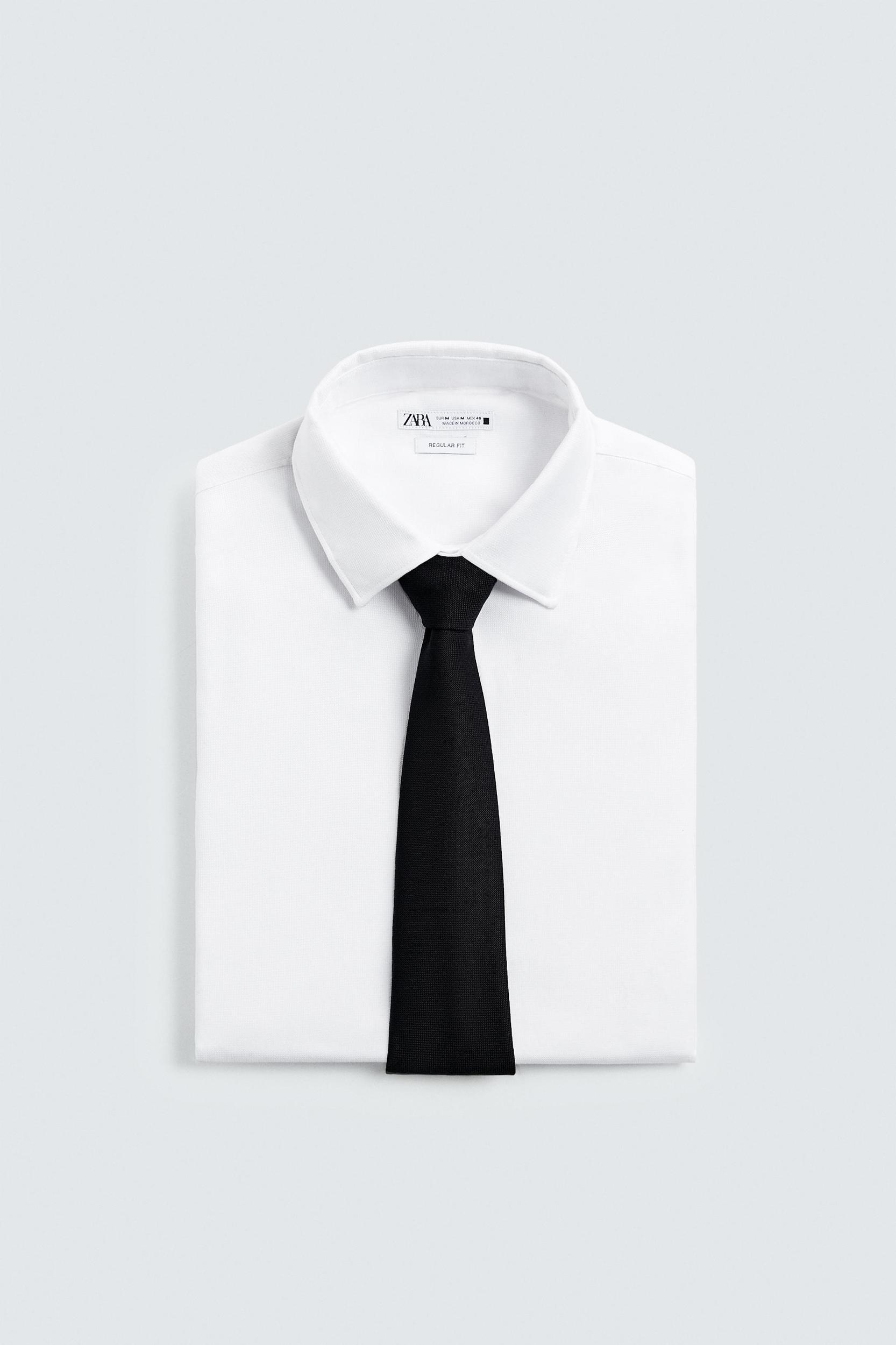 100% WOOL TEXTURED TIE Product Image