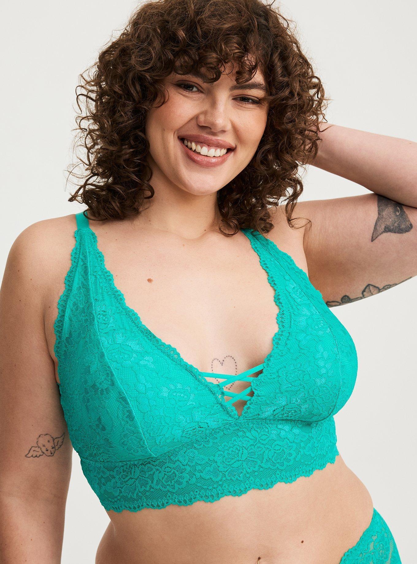 Lightly Lined Lace Bralette Product Image