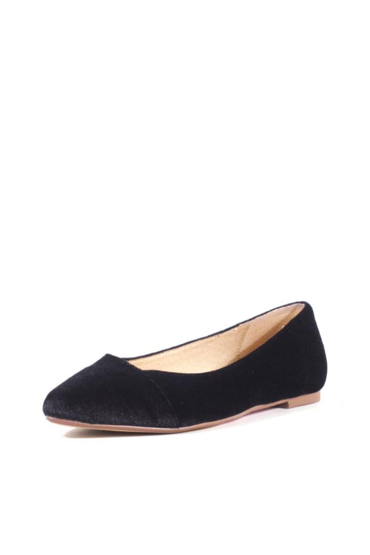 Pammy Velvet Ballet Flats Product Image