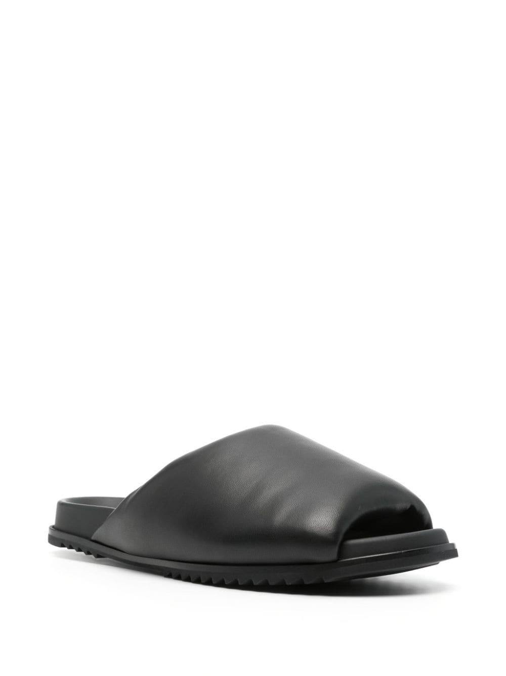 Granolas Padded Slides In Black Product Image