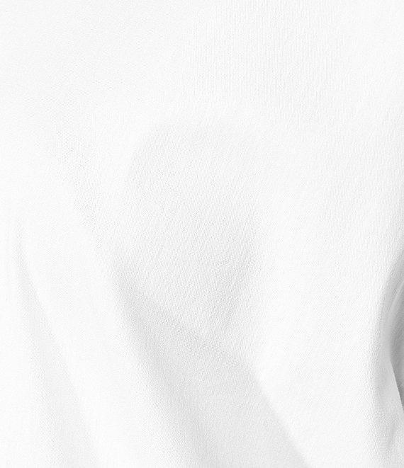 Muse by Marchesa Orchid Cotton Poplin Button Front Embellished Button Blouse Product Image