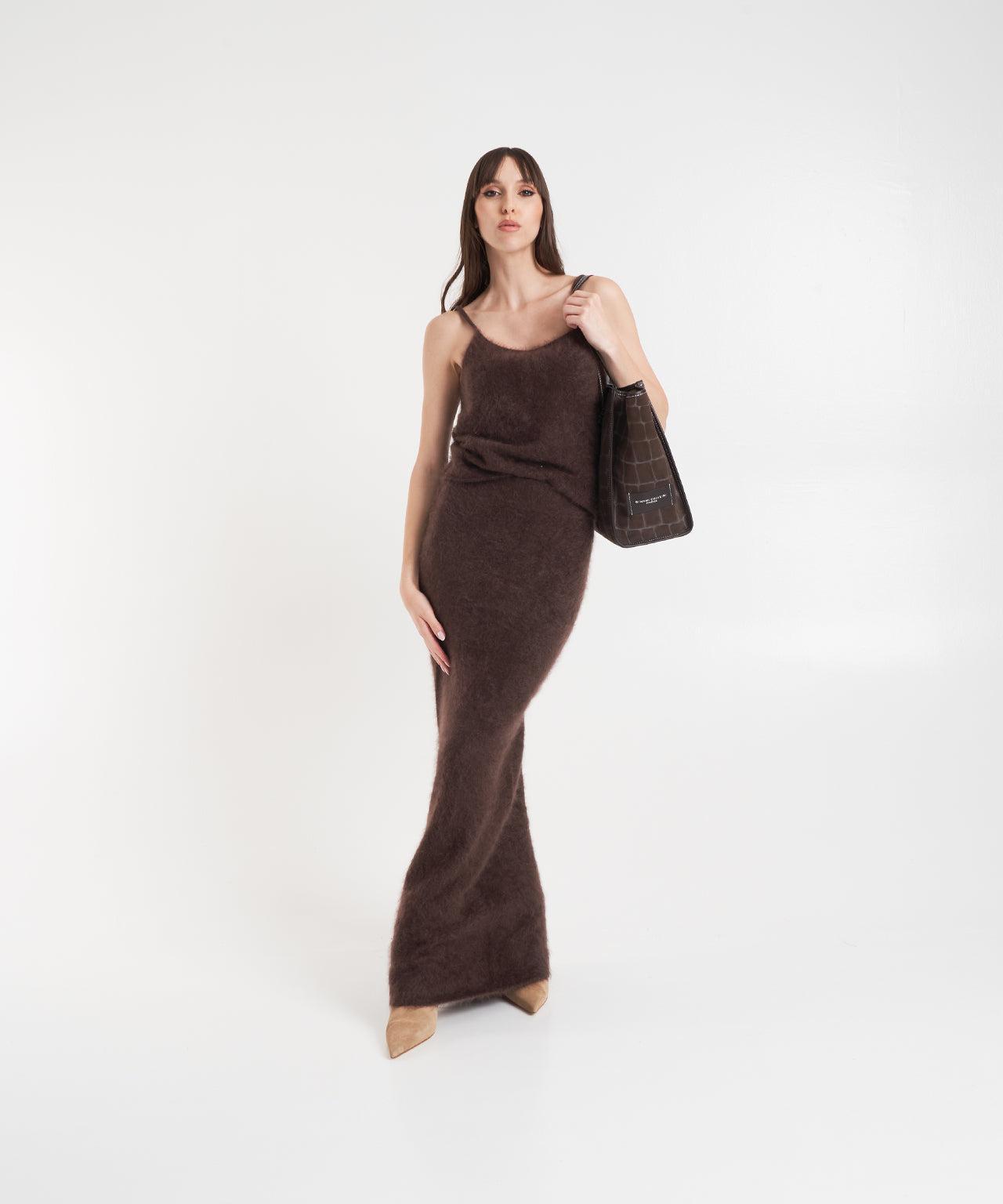 Brushed cashmere singlet Product Image