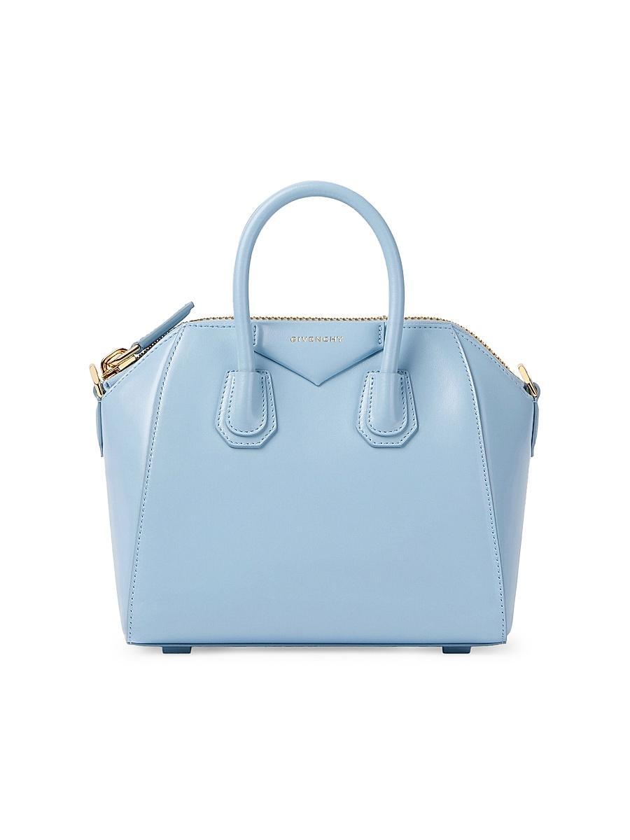 Womens Mini Antigona Top Handle Bag in Box Leather Product Image