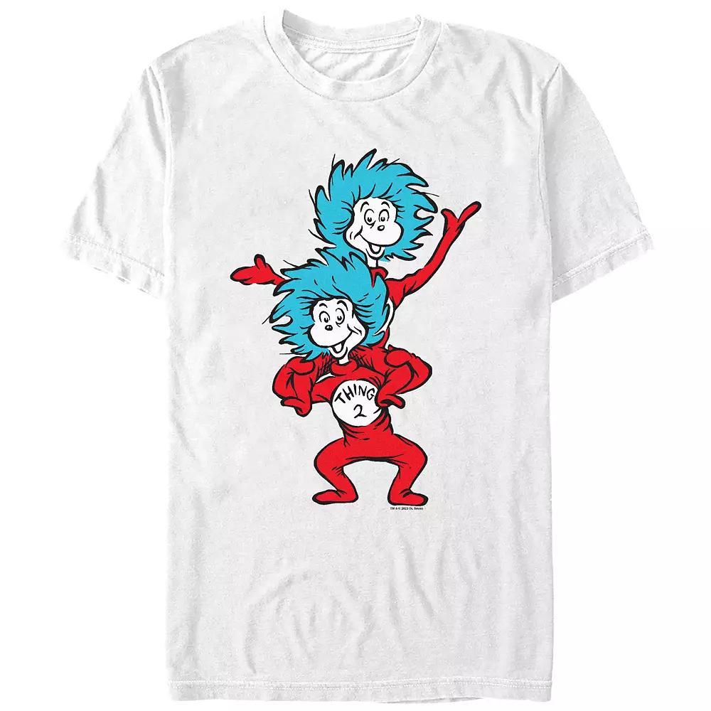 Men's Dr. Seuss Thing 1 And Thing 2 Graphic Tee,  Product Image
