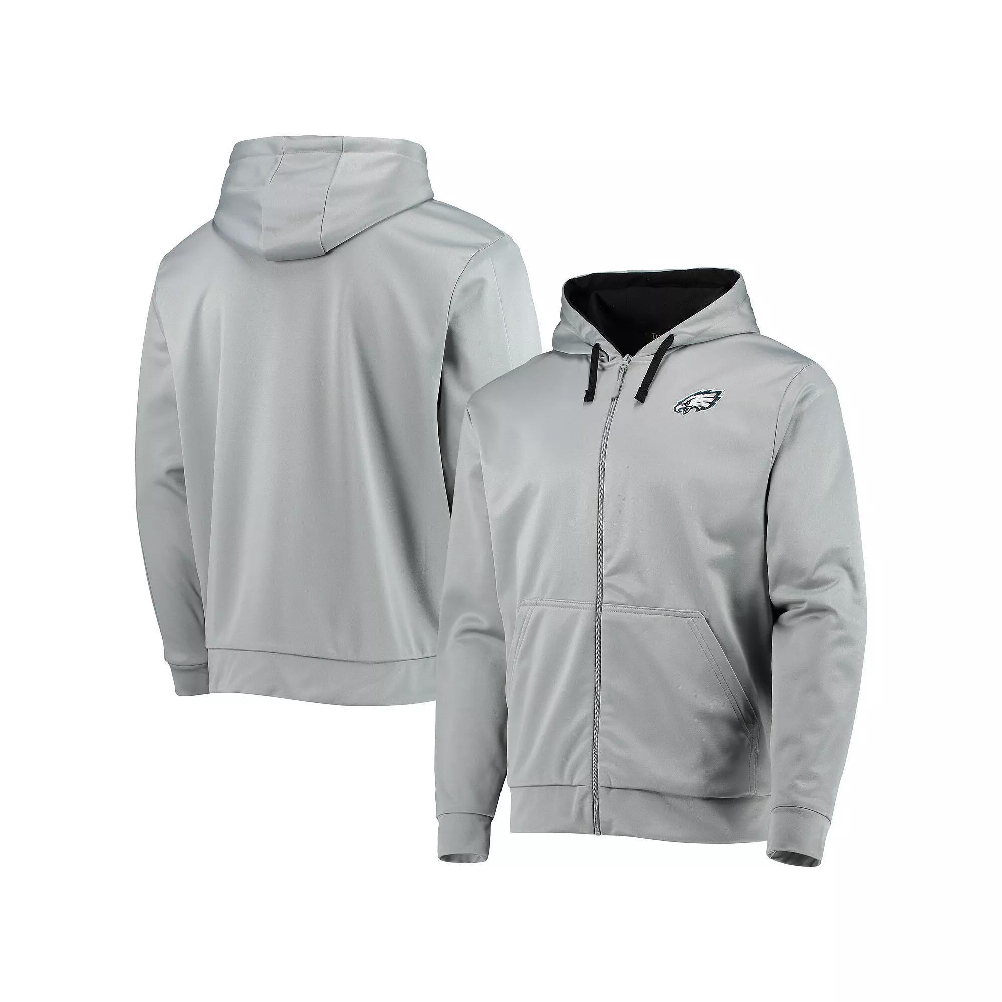 Men's Dunbrooke Gray/Black Philadelphia Eagles Apprentice Full-Zip Hoodie,  Product Image