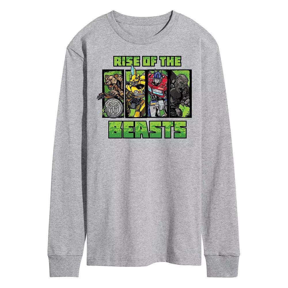 Men's Transformers Rise Of The Beasts Long Sleeve Graphic Tee,  Product Image