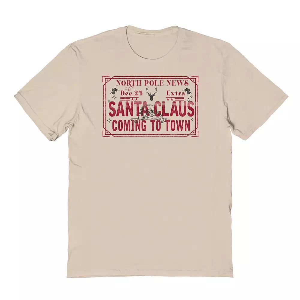 Men's North Pole News Graphic Tee, Adult Unisex,  Product Image
