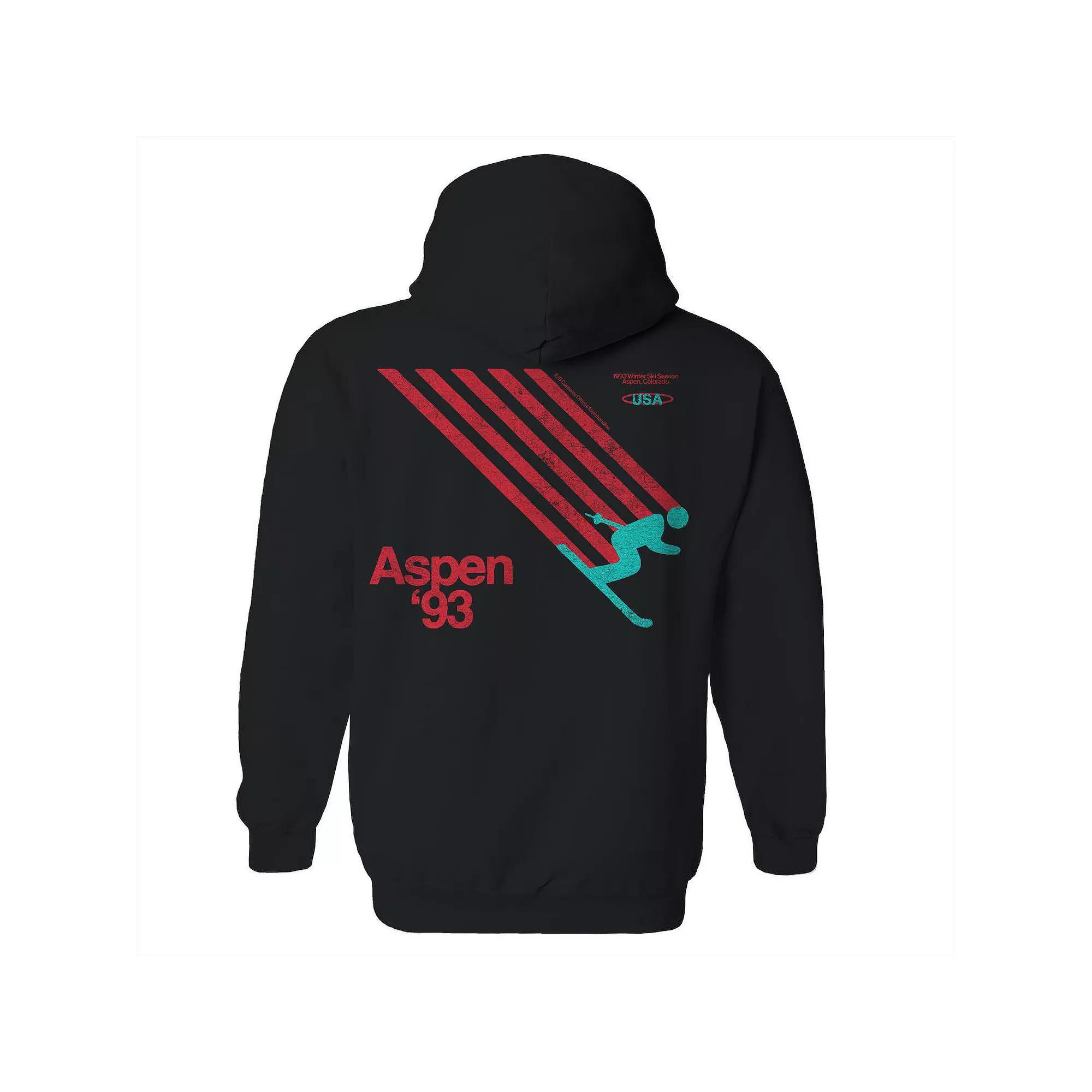 Men's Vail Black Graphic Hoodie, Adult Unisex,  Product Image