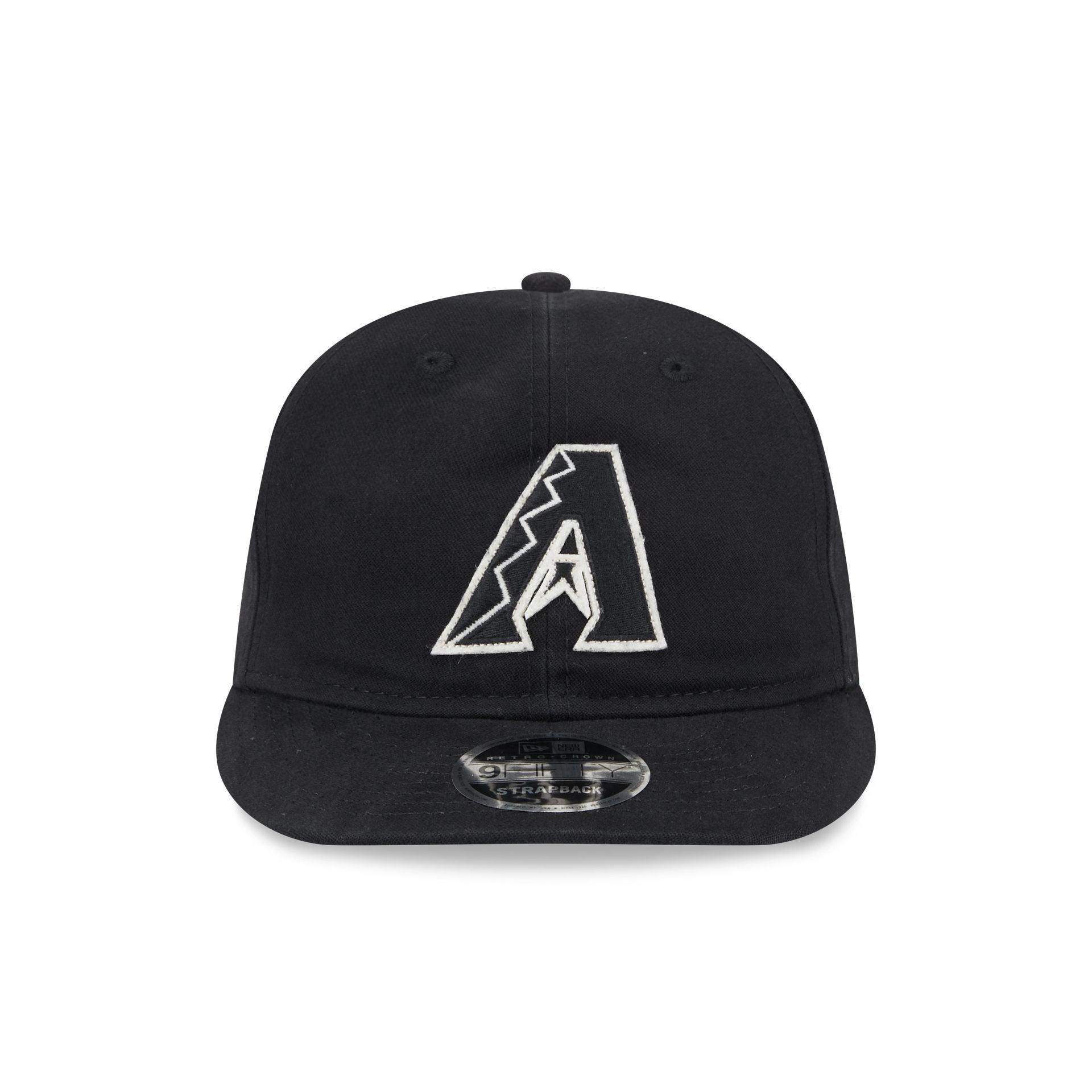 Arizona Diamondbacks Canvas Felt Retro Crown 9FIFTY Strapback Hat Male Product Image