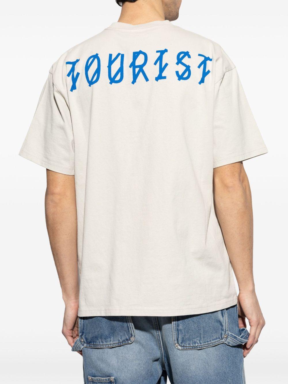 slogan-print T-shirt Product Image