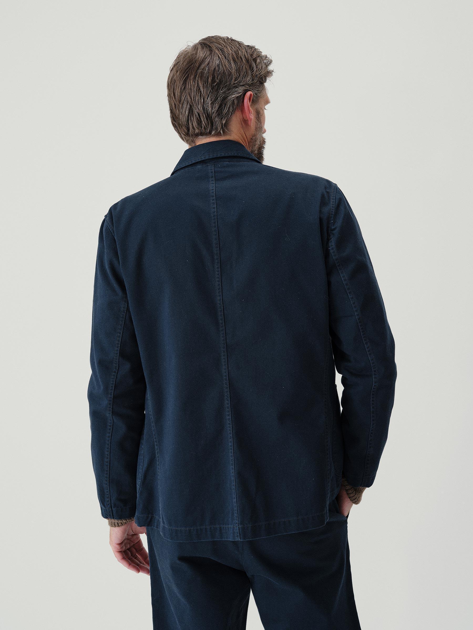 Space Blue Shuttle Sateen Carry On Jacket Product Image