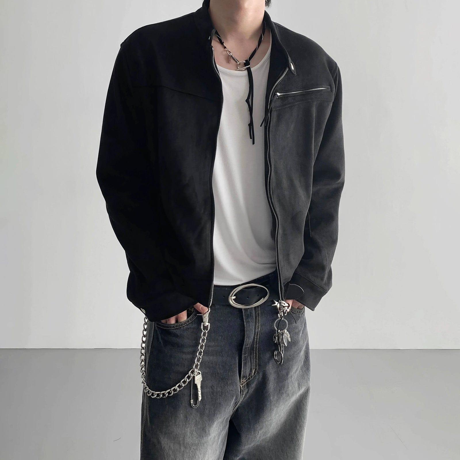 RT No. 12190 SUEDE ZIP-UP JK Product Image
