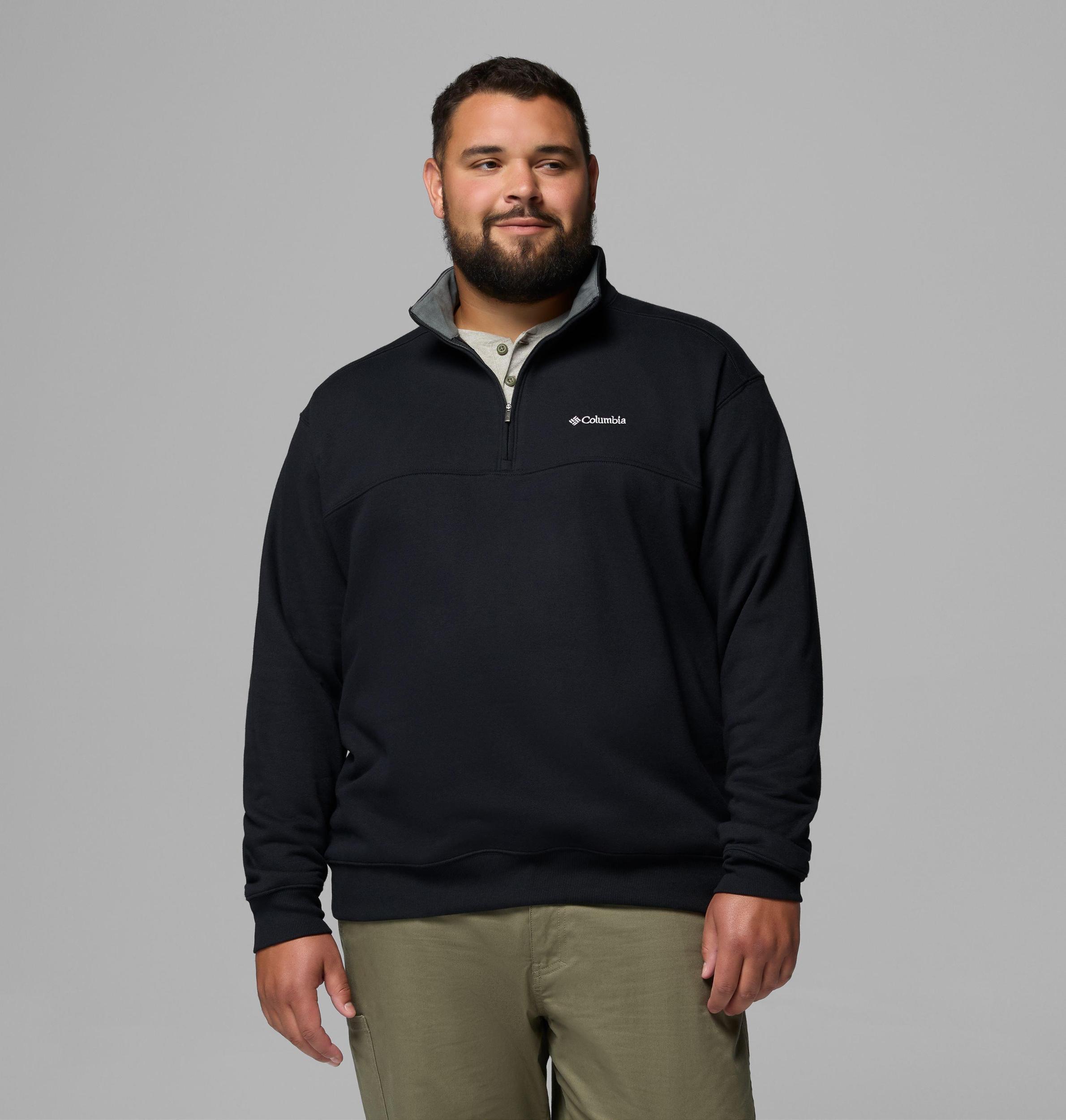 Columbia Mens Hart Mountain II Half Zip Sweatshirt - Tall- Product Image