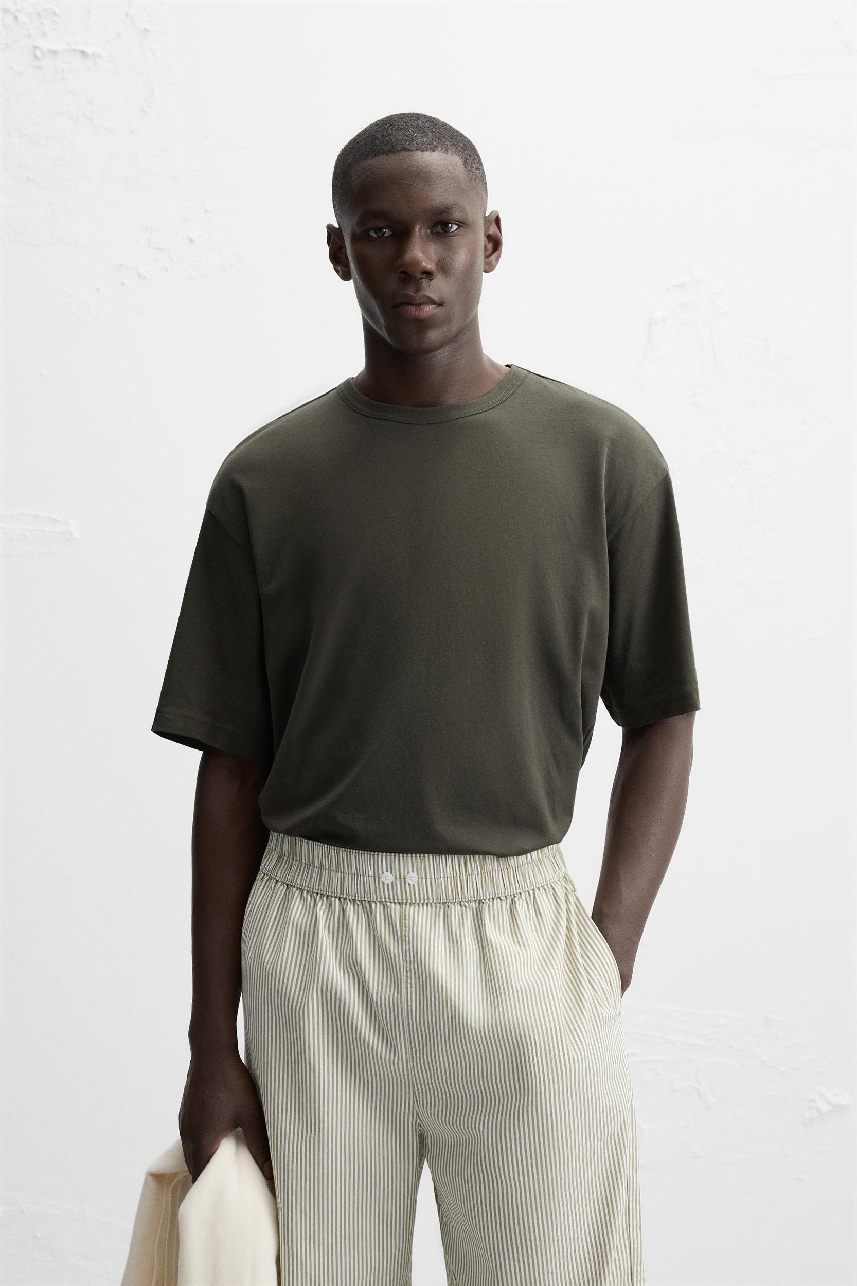 CONTRASTING PAJAMA SET Product Image