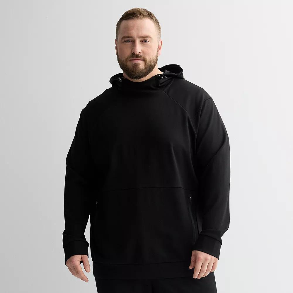 Big & Tall Tek Gear® Performance Ponte Hoodie, Men's, Size: Large Tall, Mineral Black Product Image