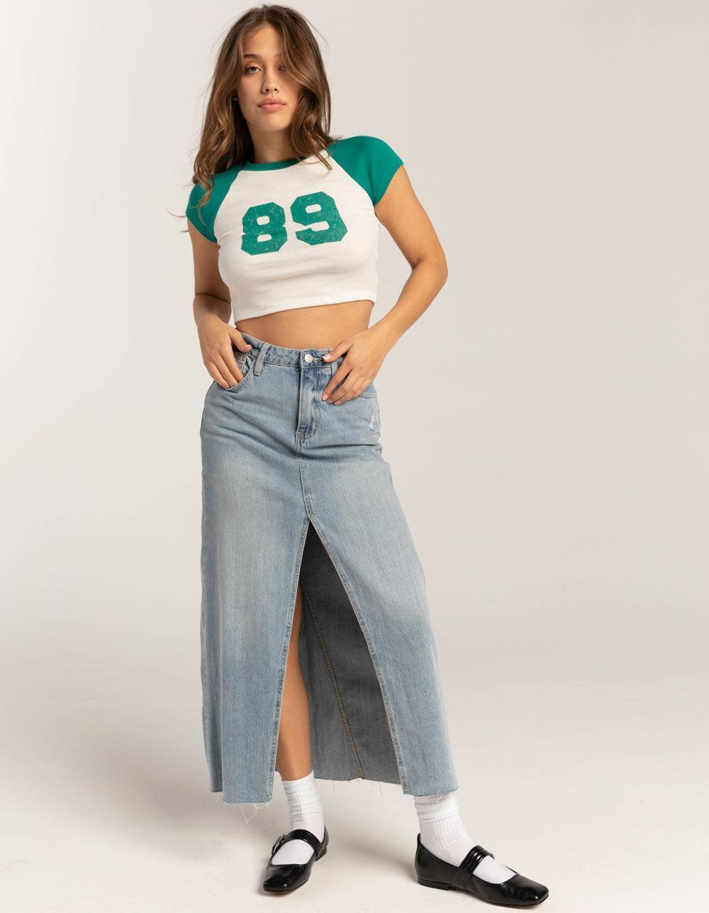 RSQ Womens #89 Raglan Baby Tee Product Image