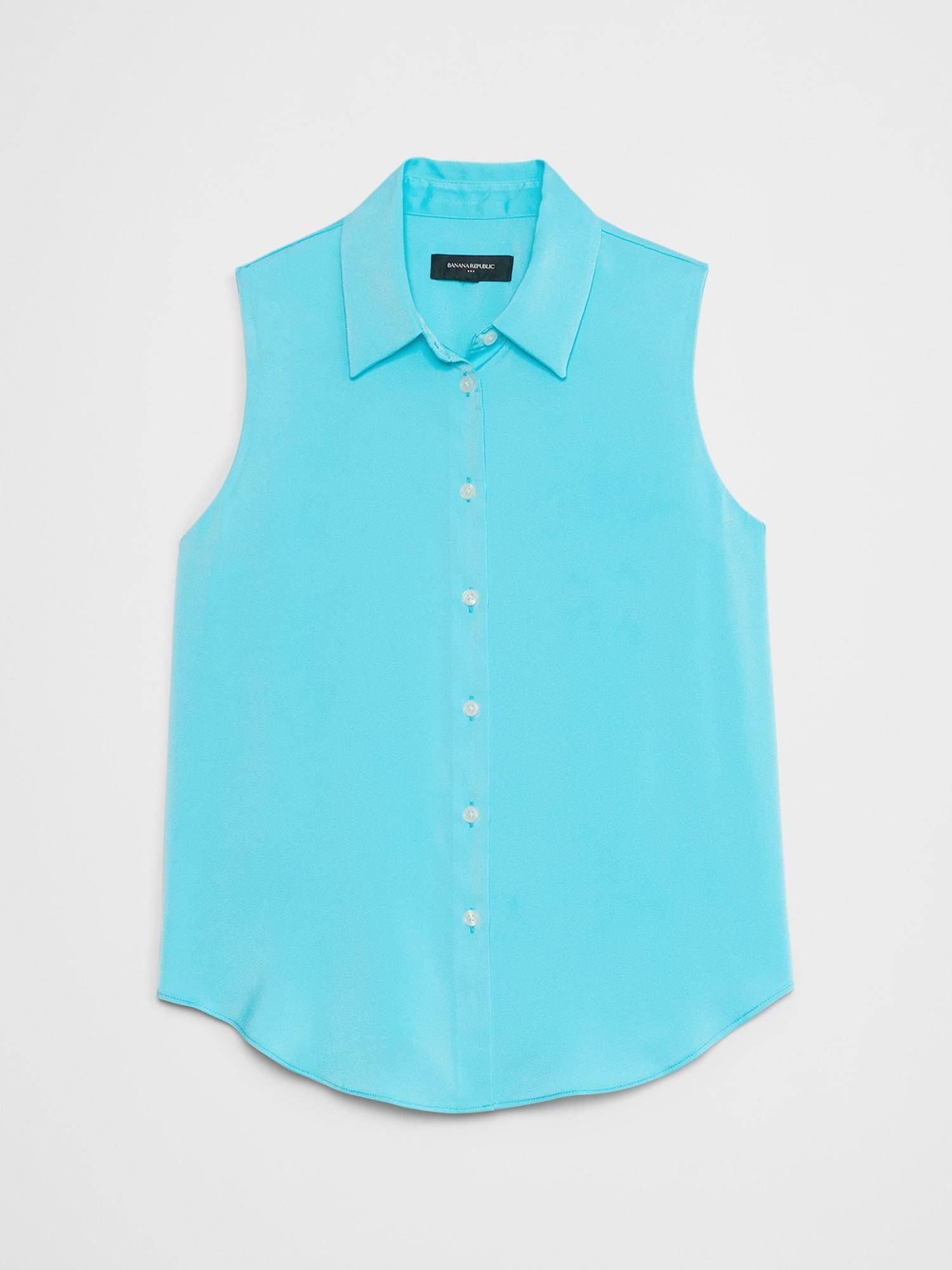 Silky Collared Top Product Image