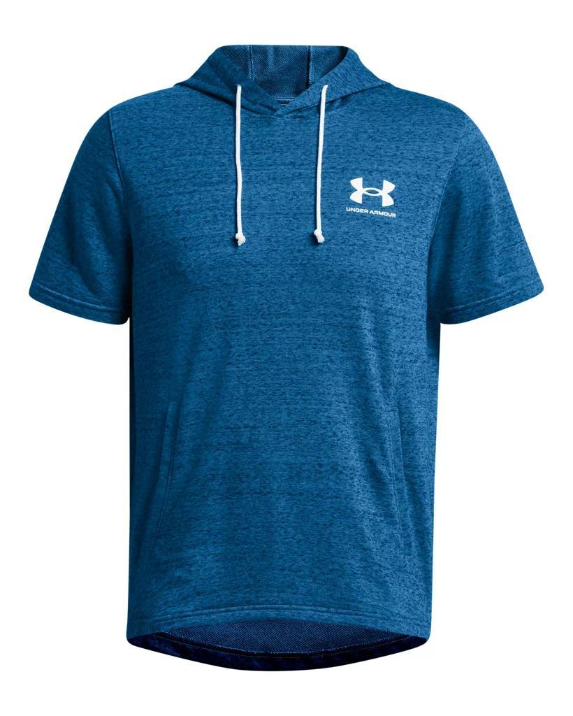 Men's UA Rival Terry Short Sleeve Hoodie Product Image