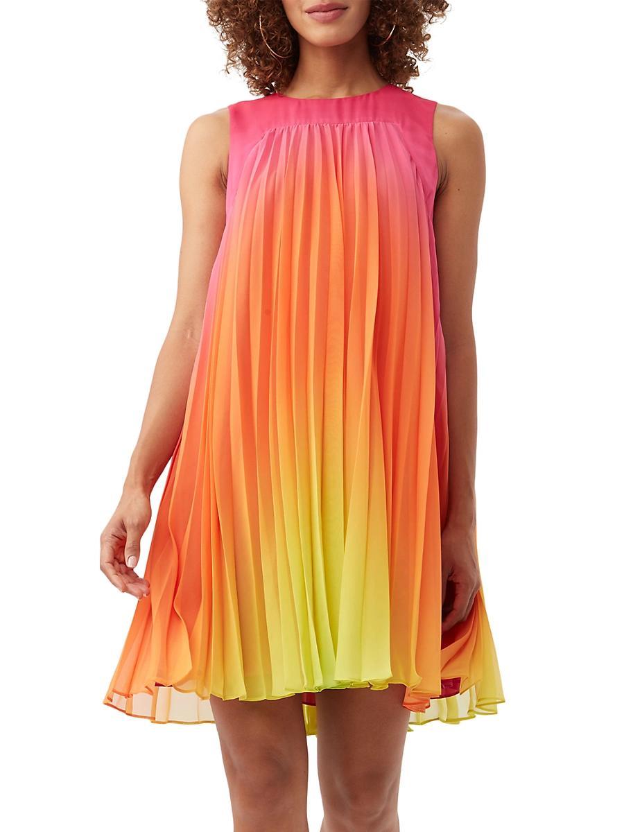 Womens Jalina Gradient Georgette Minidress Product Image