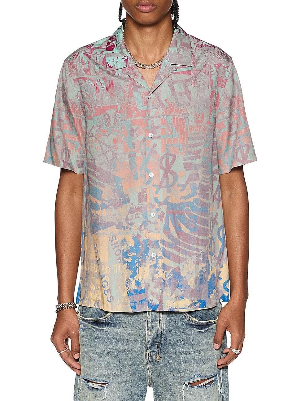 Mens Democrazy Ikon Mania Resort Shirt Product Image