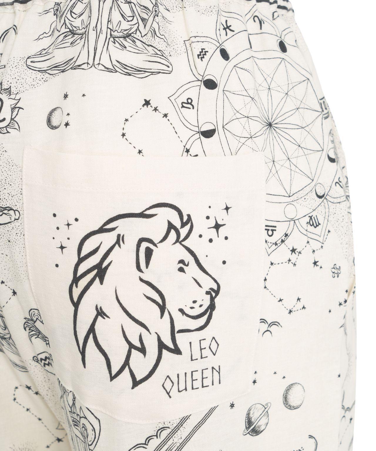 Linen blend blouse with print Product Image