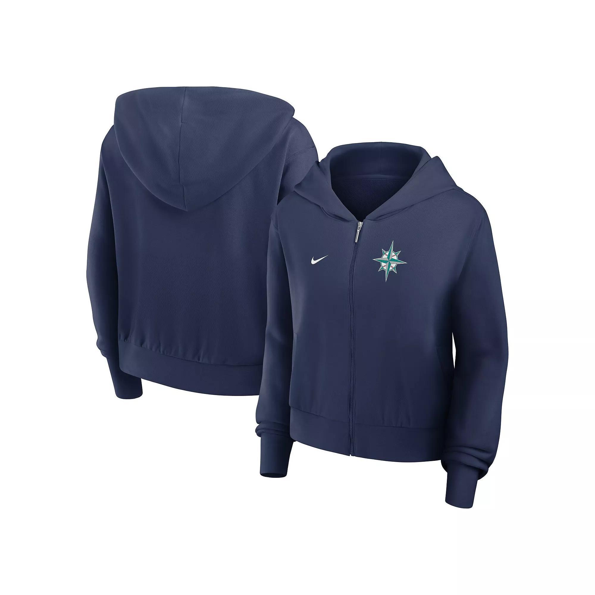 Women's Nike Navy Boston Red Sox Lightweight Full-Zip Hoodie,  Product Image
