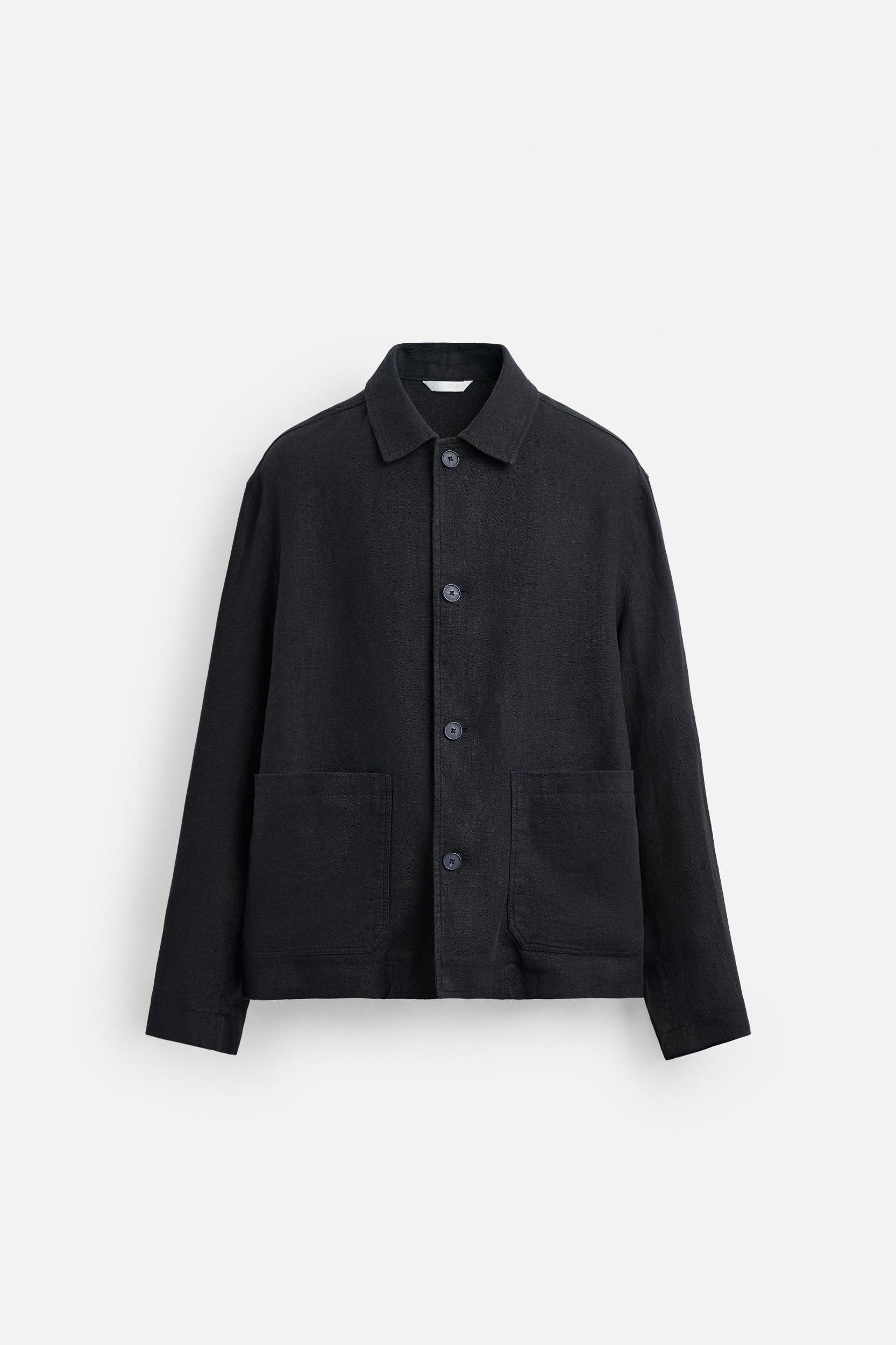 100% LINEN JACKET Product Image