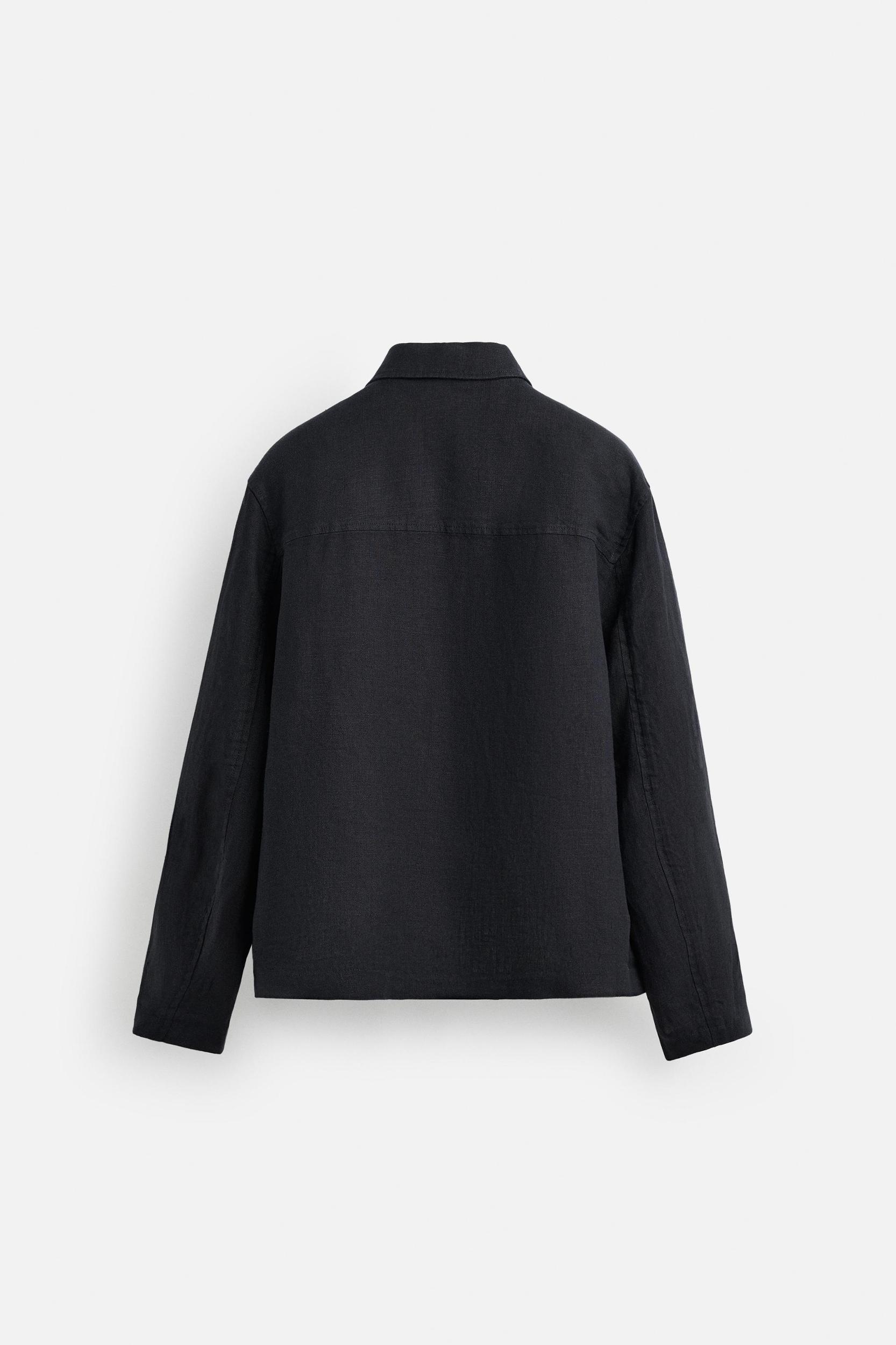 100% LINEN JACKET Product Image