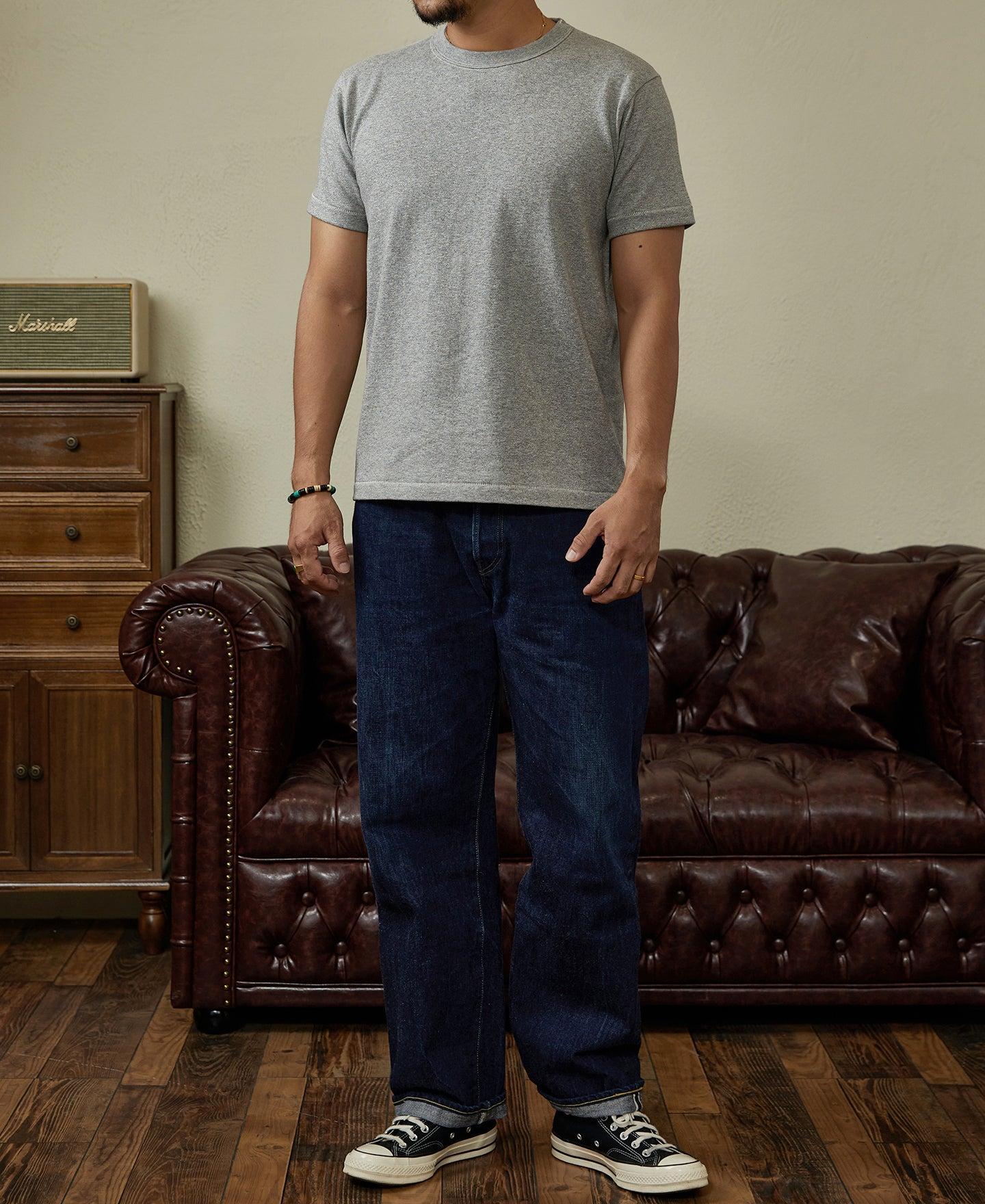 Loopwheel Tubular Athletic T-Shirt - Gray Product Image