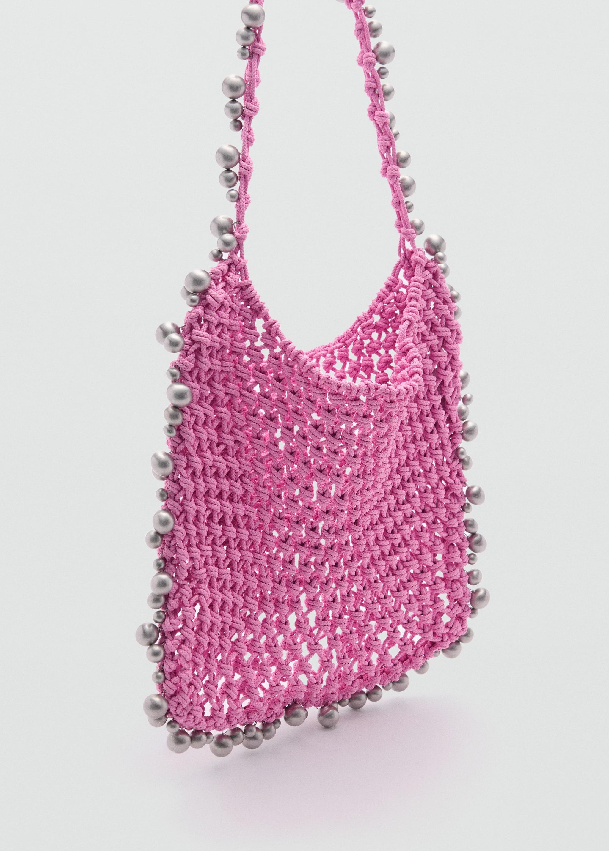 Beaded  bag - Women | MANGO USA Product Image