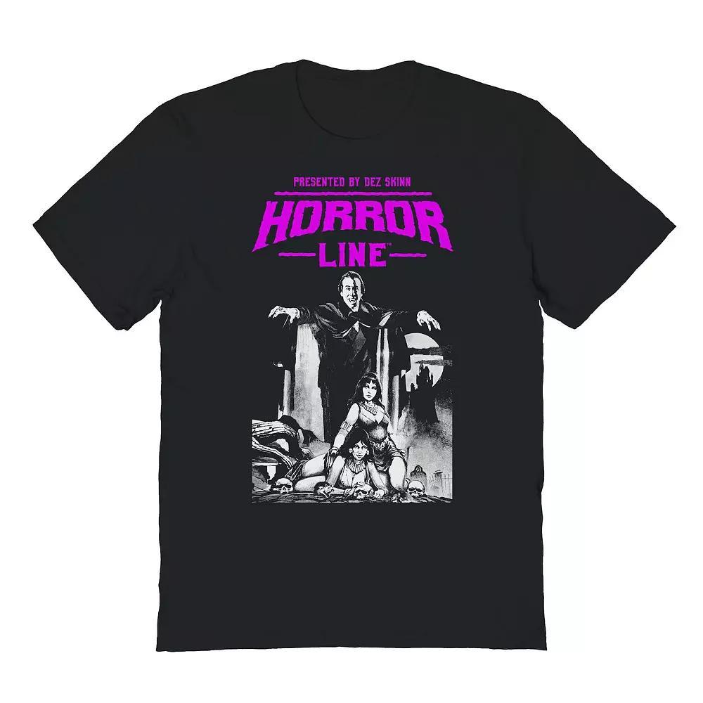 Men's Horror Line Dracula Graphic Tee, Size: Large, Black Product Image