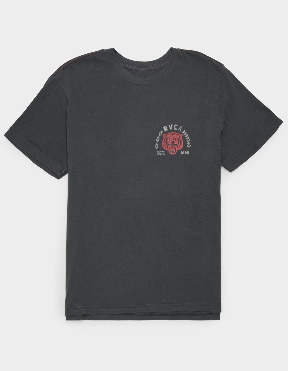 RVCA Squadron Mens Tee - WASHED BLACK Product Image