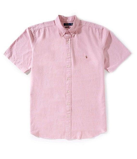 Polo Ralph Lauren Big & Tall Short Sleeve Oxford Woven Shirt Product Image