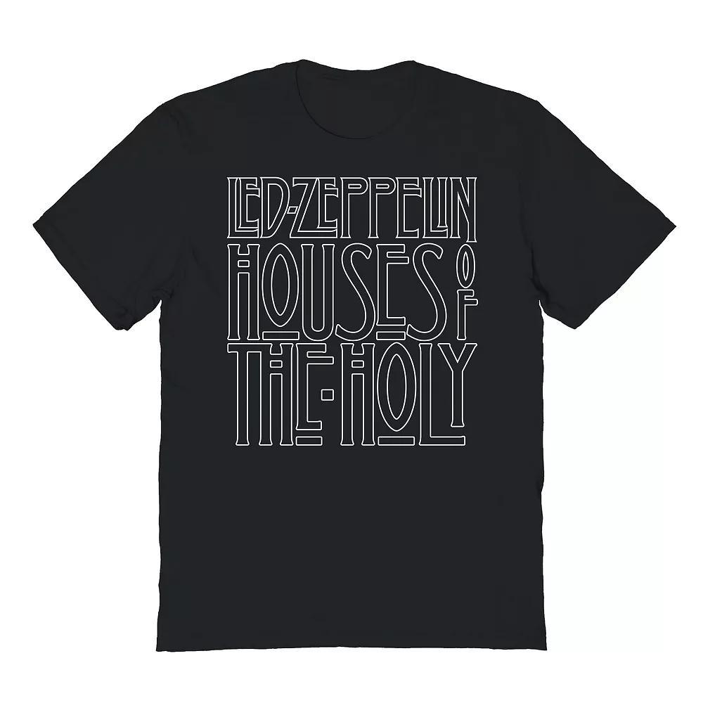 Men's Led Zeppelin Houses of Holy Graphic Tee, Size: Small, Black Product Image