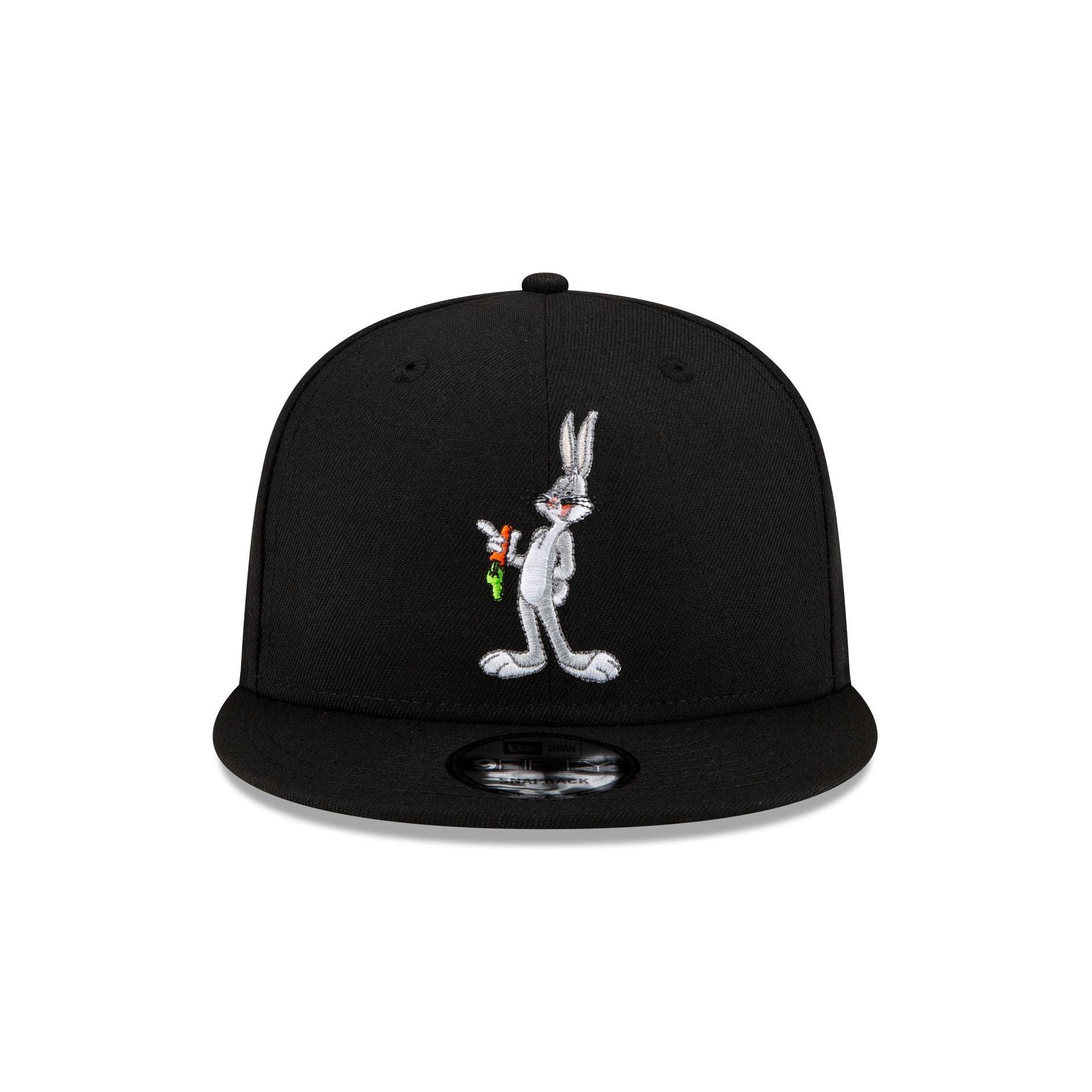 Looney Tunes Bugs Bunny Black 9FIFTY Snapback Hat Male Product Image