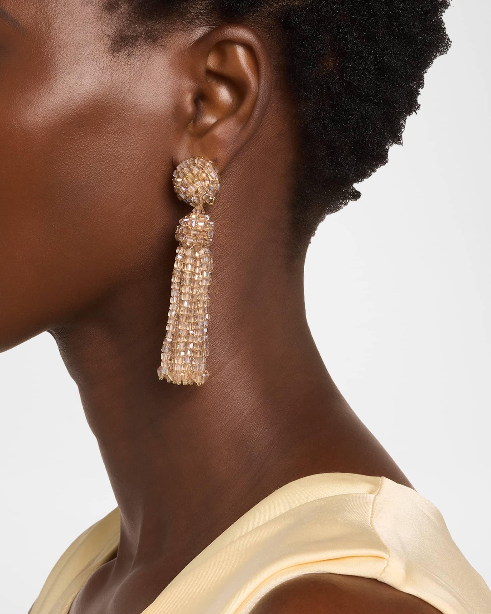Crystal Fringe Earrings Product Image