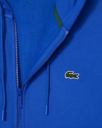 Men's Logo Stripe Zip-Up Hoodie Product Image